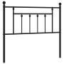 Cabecero de metal negro 100 cm de vidaXL, Cabeceros y pies de cama - Ref: Foro24-353566, Precio: 29,16 €, Descuento: %