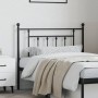 Cabecero de metal negro 100 cm de vidaXL, Cabeceros y pies de cama - Ref: Foro24-353566, Precio: 29,16 €, Descuento: %