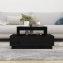 Mesa de centro madera maciza de pino negro 80x55x40,5 cm en Mesas de centro | Comprar online en Foru.es