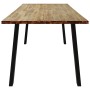Mesa de comedor madera maciza de acacia 200x90x75 cm de vidaXL, Mesas de cocina y de comedor - Ref: Foro24-353299, Precio: 28...