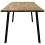 Mesa de comedor madera maciza de acacia 200x90x75 cm de vidaXL, Mesas de cocina y de comedor - Ref: Foro24-353299, Precio: 26...