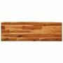 Banco con borde vivo madera maciza de acacia 110 cm de vidaXL, Bancos para recibidores y almacenamiento - Ref: Foro24-353293,...