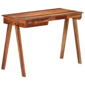 Escritorio con cajones madera maciza de acacia 110x50x77 cm de vidaXL, Escritorios - Ref: Foro24-353304, Precio: 227,29 €, De...