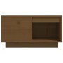 Mesa de centro madera maciza de pino marrón miel 60x61x32,5 cm en Mesas de centro | Comprar online en Foru.es