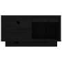 Mesa de centro de madera maciza de pino negro 60x61x32,5 cm en Mesas de centro | Comprar online en Foru.es