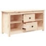 Mueble de TV de madera maciza de pino 103x36,5x52 cm en Muebles TV | Comprar online en Foru.es
