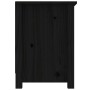 Mueble de TV de madera maciza de pino negro 103x36,5x52 cm en Muebles TV | Comprar online en Foru.es