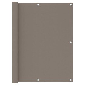 Toldo para balcón de tela oxford gris taupé 120x500 cm en Sombrillas | Comprar online en Foru.es