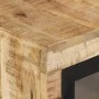 Aparador de madera maciza de mango marrón y negro 160x30x76 cm de vidaXL, Aparadores - Ref: Foro24-353306, Precio: 474,57 €, ...
