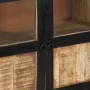 Aparador de madera maciza de mango marrón y negro 160x30x76 cm de vidaXL, Aparadores - Ref: Foro24-353306, Precio: 474,57 €, ...