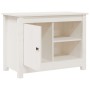 Mueble para TV de madera maciza de pino blanco 70x36,5x52 cm en Muebles TV | Comprar online en Foru.es
