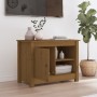 Mueble de TV madera maciza de pino marrón miel 70x36,5x52 cm en Muebles TV | Comprar online en Foru.es