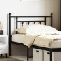 Cabecero de metal negro 107 cm de vidaXL, Cabeceros y pies de cama - Ref: Foro24-353567, Precio: 33,00 €, Descuento: %