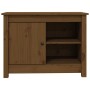 Mueble de TV madera maciza de pino marrón miel 70x36,5x52 cm en Muebles TV | Comprar online en Foru.es