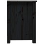 Mueble de TV de madera maciza de pino negro 70x36,5x52 cm en Muebles TV | Comprar online en Foru.es