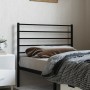 Cabecero de metal negro 90 cm de vidaXL, Cabeceros y pies de cama - Ref: Foro24-352347, Precio: 24,70 €, Descuento: %