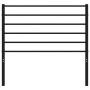 Cabecero de metal negro 90 cm de vidaXL, Cabeceros y pies de cama - Ref: Foro24-352347, Precio: 24,70 €, Descuento: %