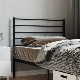 Kopfteil aus schwarzem Metall, 75 cm von vidaXL, Kopf- und Fußteile - Ref: Foro24-352345, Preis: 20,51 €, Rabatt: %
