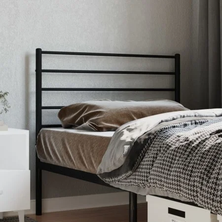Kopfteil aus schwarzem Metall, 75 cm von vidaXL, Kopf- und Fußteile - Ref: Foro24-352345, Preis: 20,51 €, Rabatt: %