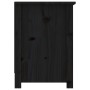 Mueble de TV de madera maciza de pino negro 103x36,5x52 cm en Muebles TV | Comprar online en Foru.es