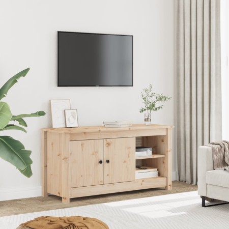 Mueble de TV de madera maciza de pino 103x36,5x52 cm en Muebles TV | Comprar online en Foru.es