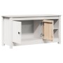 Mueble para TV de madera maciza de pino blanco 103x36,5x52 cm en Muebles TV | Comprar online en Foru.es