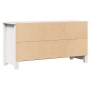 Mueble para TV de madera maciza de pino blanco 103x36,5x52 cm en Muebles TV | Comprar online en Foru.es