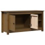 Mueble de TV madera maciza de pino marrón miel 103x36,5x52 cm en Muebles TV | Comprar online en Foru.es