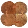 Mesa de centro 4 troncos madera maciza acacia 36 cm de vidaXL, Mesas de centro - Ref: Foro24-353301, Precio: 111,77 €, Descue...