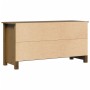 Mueble de TV madera maciza de pino marrón miel 103x36,5x52 cm en Muebles TV | Comprar online en Foru.es