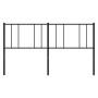 Cabecero de metal negro 180 cm de vidaXL, Cabeceros y pies de cama - Ref: Foro24-352516, Precio: 30,18 €, Descuento: %
