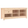 Mueble zapatero de madera maciza de pino 110x38x45,5 cm en Zapateros y organizadores de calzado | Comprar online en Foru.es