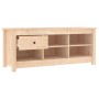 Mueble zapatero de madera maciza de pino 110x38x45,5 cm en Zapateros y organizadores de calzado | Comprar online en Foru.es