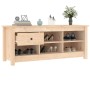 Mueble zapatero de madera maciza de pino 110x38x45,5 cm en Zapateros y organizadores de calzado | Comprar online en Foru.es