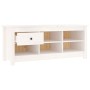 Armario zapatero de madera maciza de pino blanco 110x38x45,5 cm en Zapateros y organizadores de calzado | Comprar online en Foru