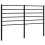 Kopfteil aus schwarzem Metall, 160 cm von vidaXL, Kopf- und Fußteile - Ref: Foro24-352354, Preis: 29,67 €, Rabatt: %