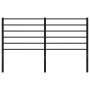 Cabecero de metal negro 160 cm de vidaXL, Cabeceros y pies de cama - Ref: Foro24-352354, Precio: 30,47 €, Descuento: %