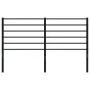 Kopfteil aus schwarzem Metall, 160 cm von vidaXL, Kopf- und Fußteile - Ref: Foro24-352354, Preis: 29,67 €, Rabatt: %