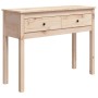 Mesa consola madera maciza de pino 100x35x75 cm en Mesas auxiliares | Comprar online en Foru.es