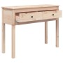 Mesa consola madera maciza de pino 100x35x75 cm en Mesas auxiliares | Comprar online en Foru.es