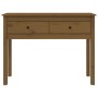 Mesa consola de madera maciza de pino marrón miel 100x35x75 cm en Mesas auxiliares | Comprar online en Foru.es