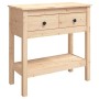 Mesa consola madera maciza de pino 75x35x75 cm en Mesas auxiliares | Comprar online en Foru.es