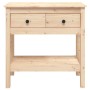 Mesa consola madera maciza de pino 75x35x75 cm en Mesas auxiliares | Comprar online en Foru.es