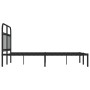 Estructura de cama con cabecero metal negro 120x190 cm de vidaXL, Camas y somieres - Ref: Foro24-352575, Precio: 108,84 €, De...