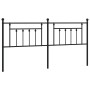 Cabecero de metal negro 193 cm de vidaXL, Cabeceros y pies de cama - Ref: Foro24-353574, Precio: 47,82 €, Descuento: %