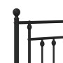 Cabecero de metal negro 193 cm de vidaXL, Cabeceros y pies de cama - Ref: Foro24-353574, Precio: 47,82 €, Descuento: %