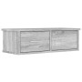 Armario de pared madera contrachapada gris Sonoma 60x26x18,5 cm en Estanterías | Comprar online en Foru.es