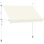 Toldo retráctil de operación manual 300 cm crema en Toldos | Comprar online en Foru.es