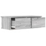 Armario de pared madera contrachapada gris Sonoma 60x26x18,5 cm en Estanterías | Comprar online en Foru.es