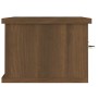 Armario de pared madera contrachapada roble marrón 60x26x18,5cm en Estanterías | Comprar online en Foru.es